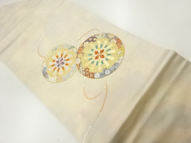 JAPANESE NAGOYA OBI / WOVEN GENJIGURUMA